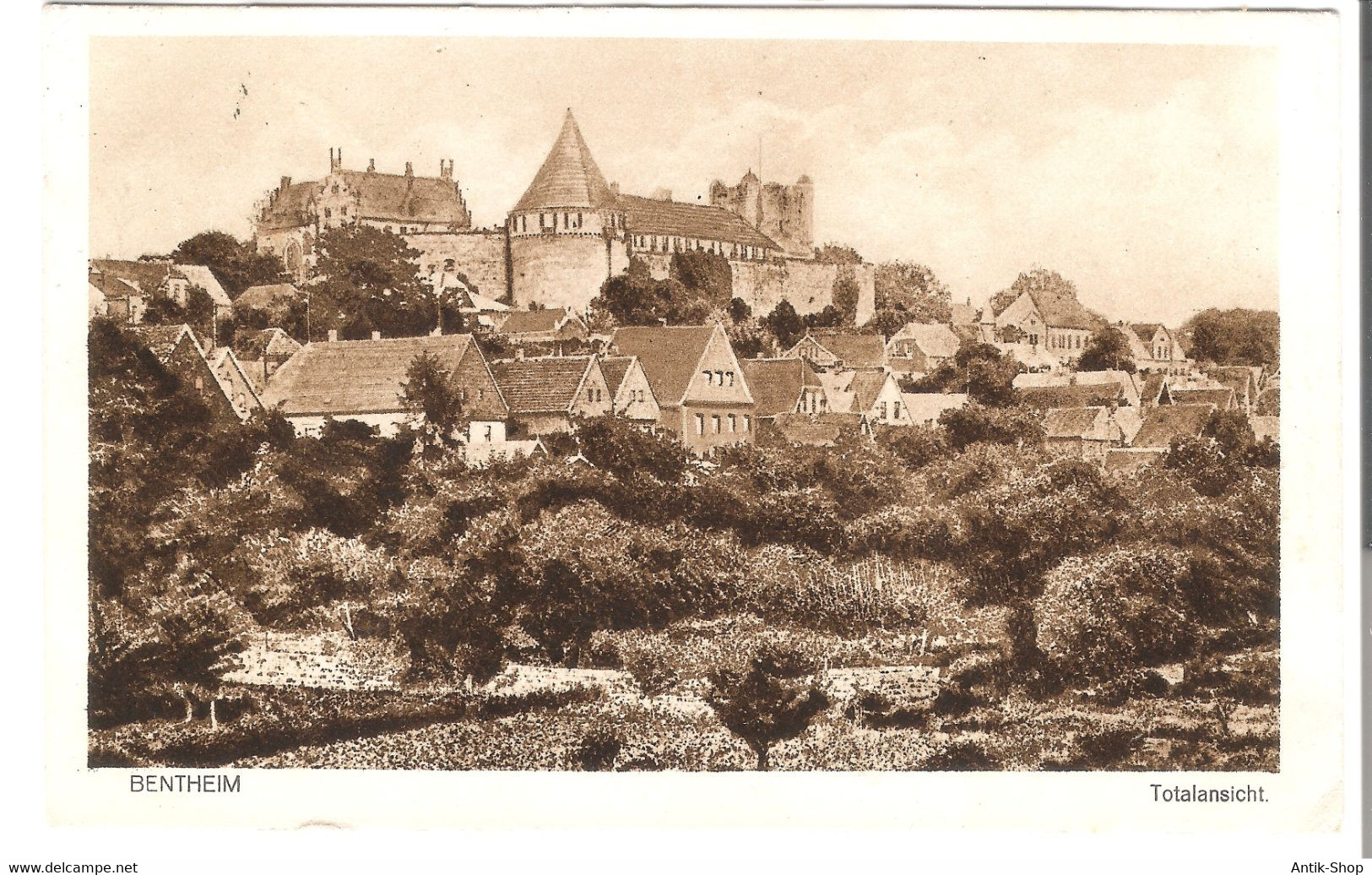 Bentheim - Totalansicht V.1923 (5051) - Bad Bentheim