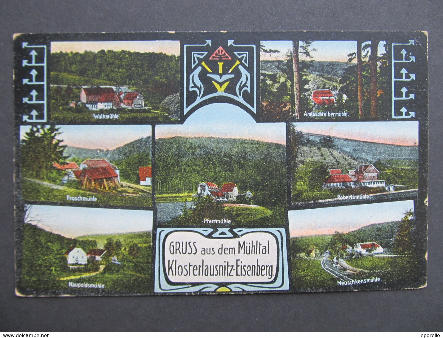 AK KLOSTERLAUSNITZ EISENBERG Mühle 1938 ///// D*50321 - Bad Klosterlausnitz