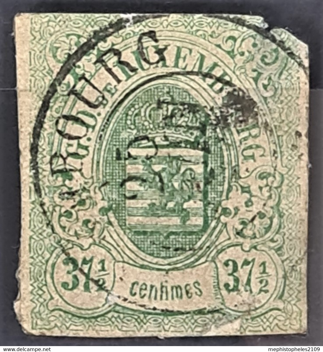 LUXEMBOURG 1859 - Canceled - Sc# 11 - 37.5c - 1859-1880 Armarios