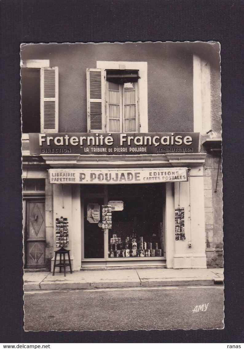 CPSM [46] Lot > Saint-Céré POUJADE Politique éditions De Cartes Postales Commerce Shop Devanture Magasin - Saint-Céré