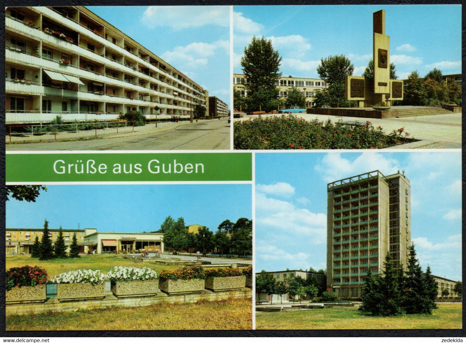 F2486 - TOP Guben Neubauten - Bild Und Heimat Reichenbach Qualitätskarte - Guben