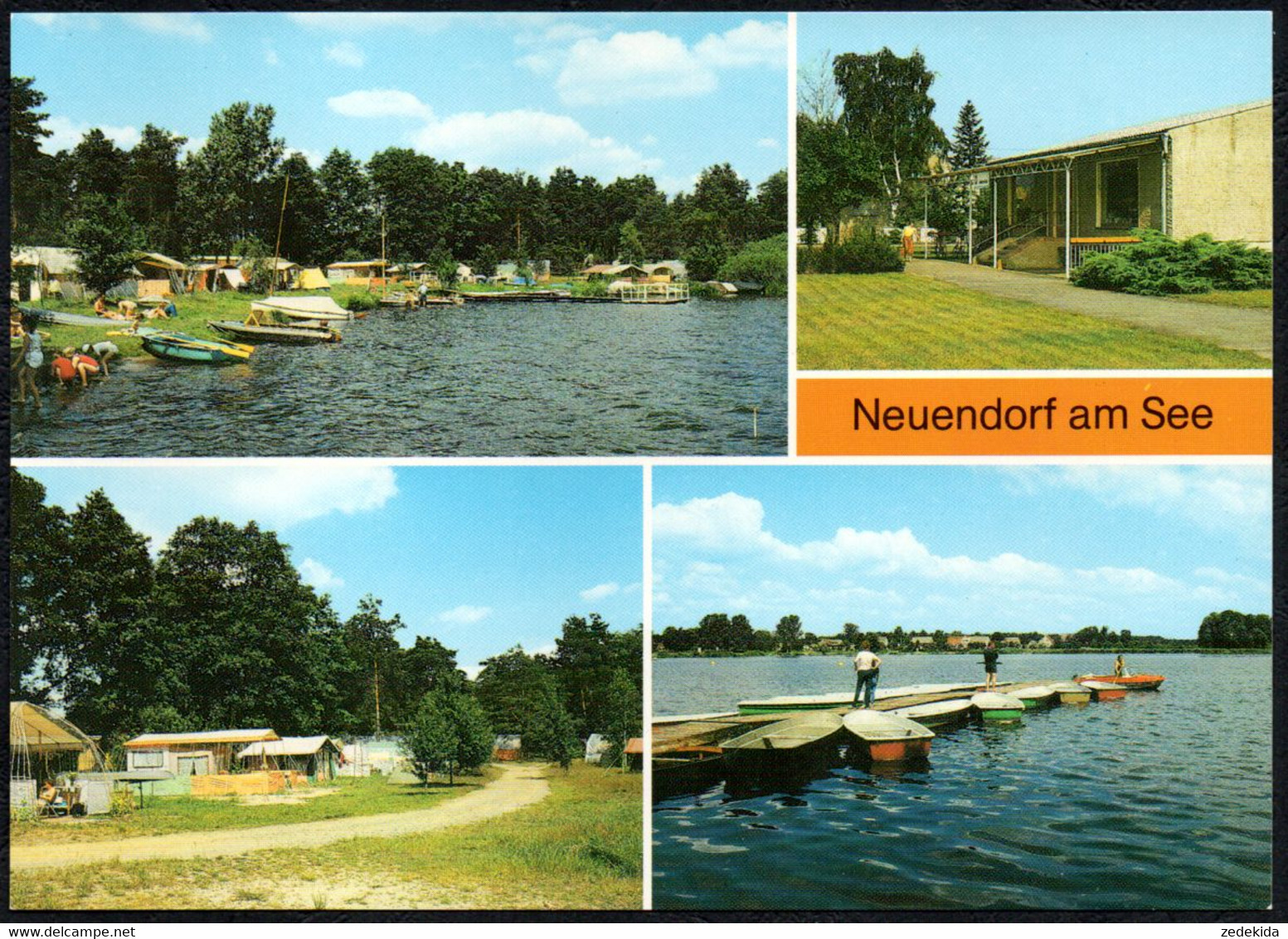 F2496 - TOP Neuendorf Am See Campingplatz Konsum Kaufhalle - Bild Und Heimat Reichenbach - Luebben