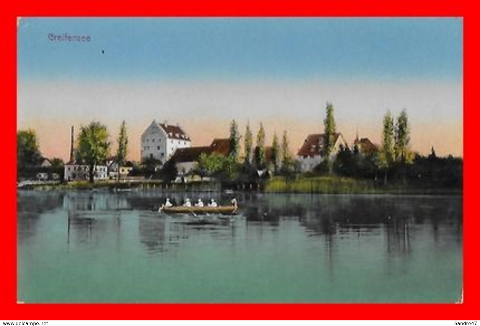 CPA GREIFENSEE (Suisse)   Vue Du Village, Rameur...I556 - Greifensee