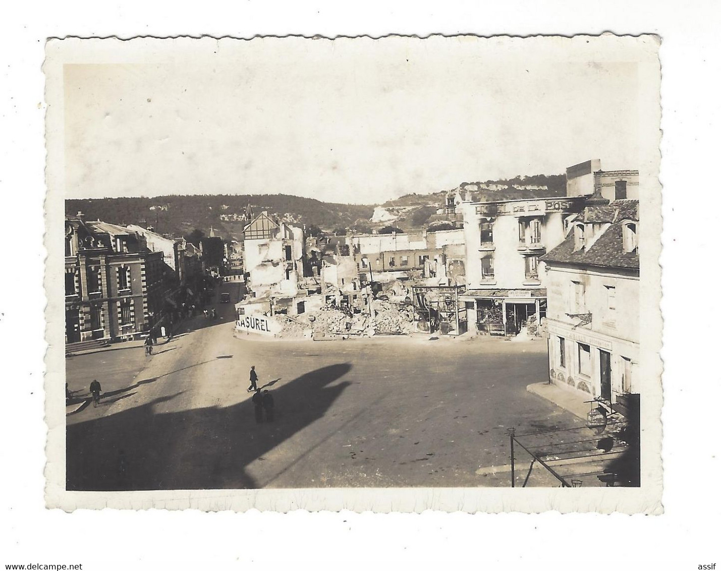 Vernon 1940 Ruines , Photographie 7,2 X 10 Cm - Other & Unclassified
