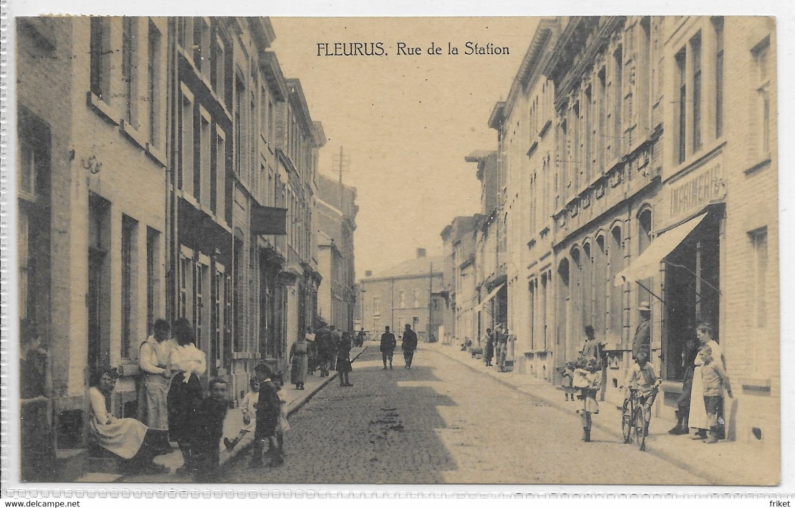 - 1836 -    FLEURUS  Rue De La Station - Fleurus