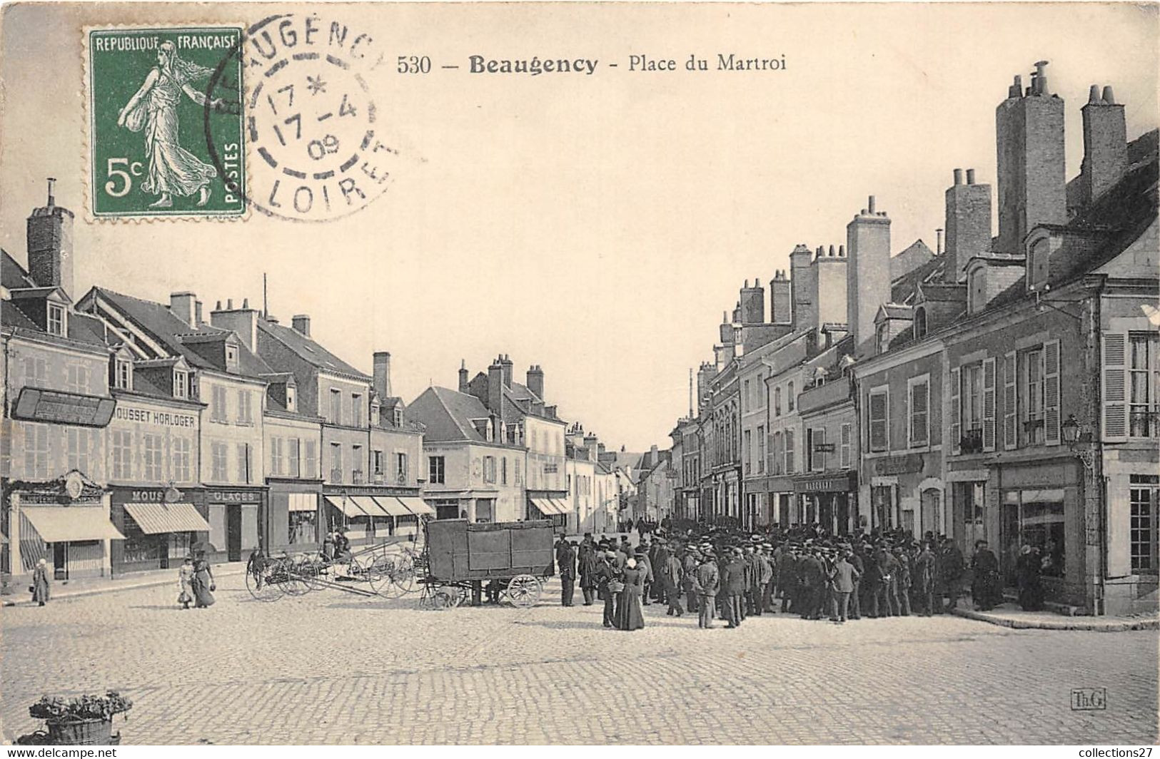 45-BEAUGENCY- PLACE DU MARTROI - Beaugency