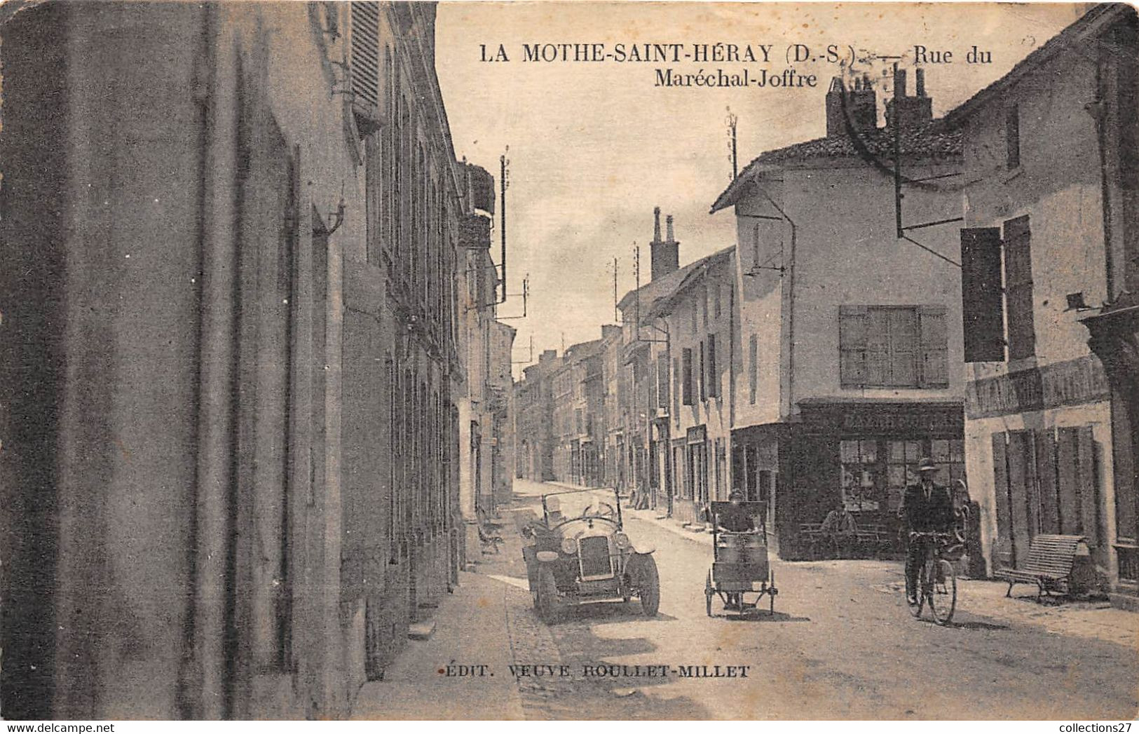 79-LA-MOTTE-SAINT-HERAY- RUE DU MARECHAL JOFFRE - La Mothe Saint Heray