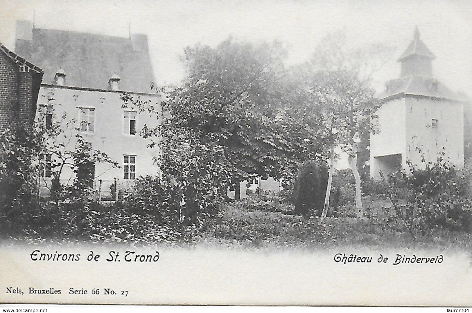 NIEUWERKERKEN. BINDERVELD. ENVIRONS DE SINT TRUIDEN. LE CHATEAU DE BINDERVELD. NELS SERIE 66 N°27 - Nieuwerkerken