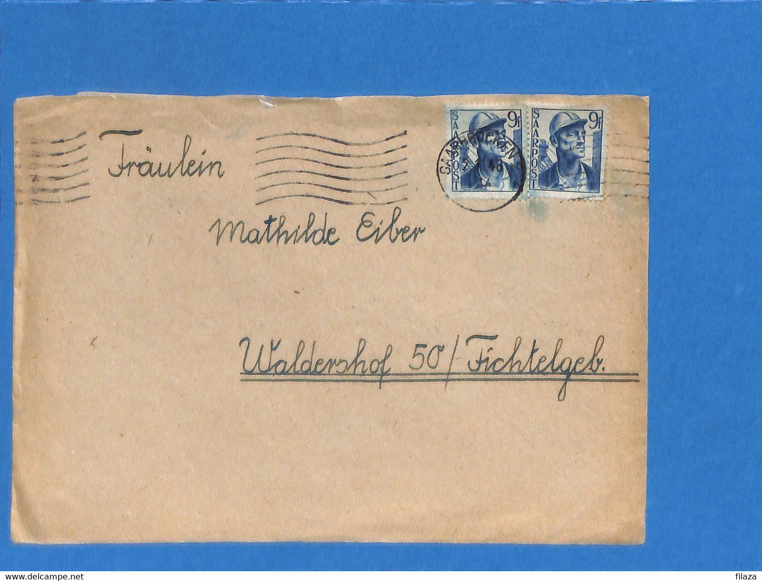 Saar 1948 Lettre De Saarbrücken (G3017) - Lettres & Documents