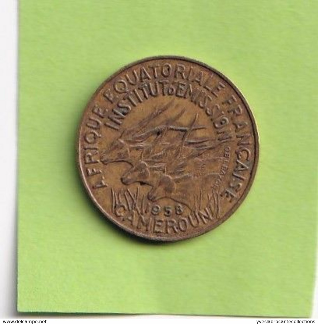 Cameroun - Afrique Equatoriale Française - 5 Francs - 1958 - Cameroon