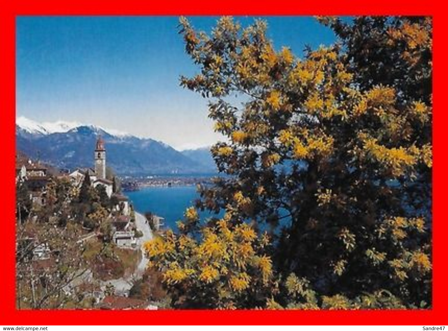 CPSM/gf RONCO (Suisse)  Lago Maggiore...I927 - Ronco Sopra Ascona