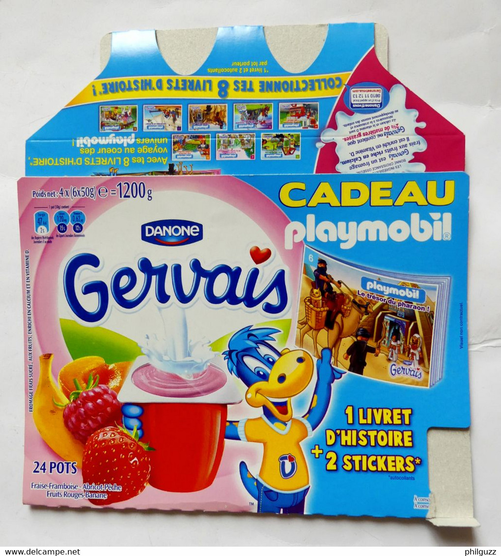 EMBALLAGE GERVAIS BOITE PLAYMOBIL 2011 - Objets Publicitaires