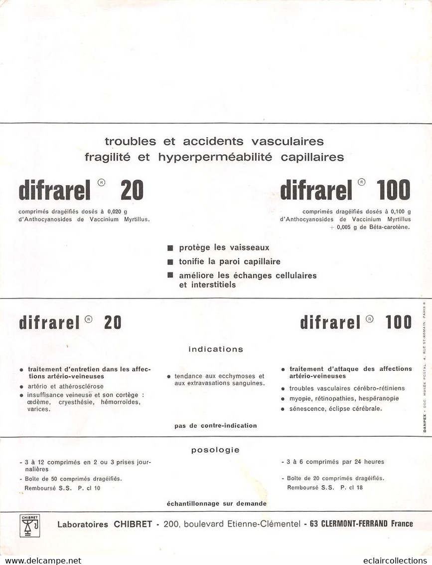 Image 27 X 21 Cm  .  Facteur D'hier Et D'aujourd'hui   En 1952 Publicité Difrarel   (voir Scan) - Other & Unclassified
