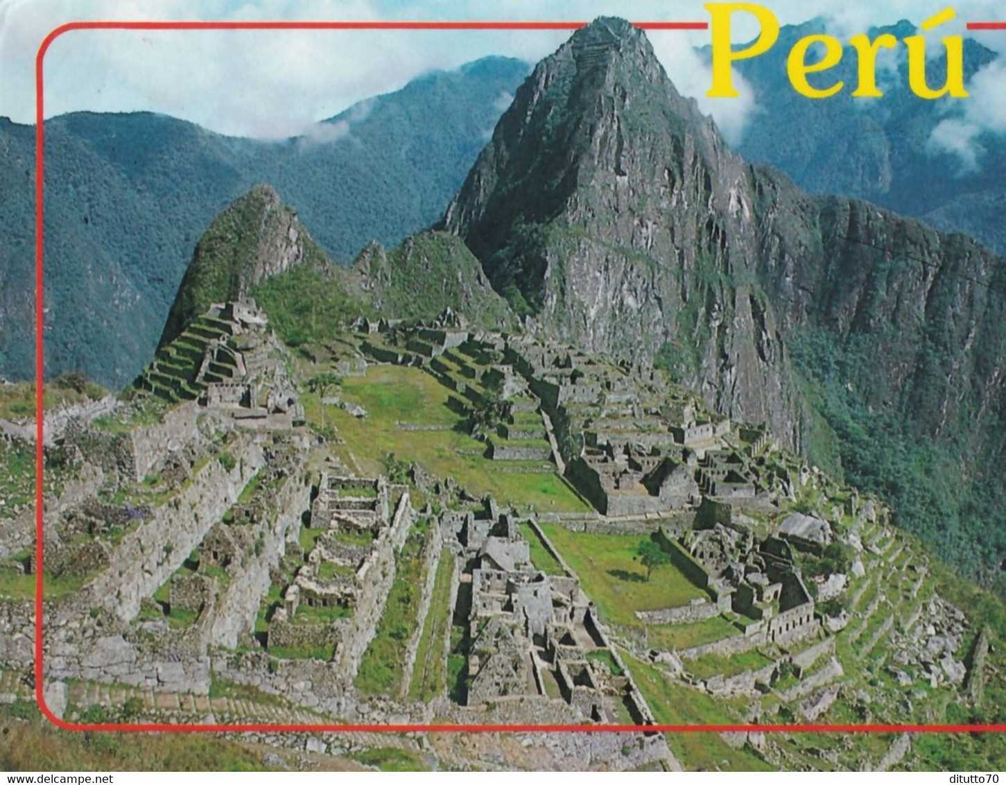 Peru - Machu Picchu - Vista Panoramica - Formato Grande Viaggiata – E 17 - Peru