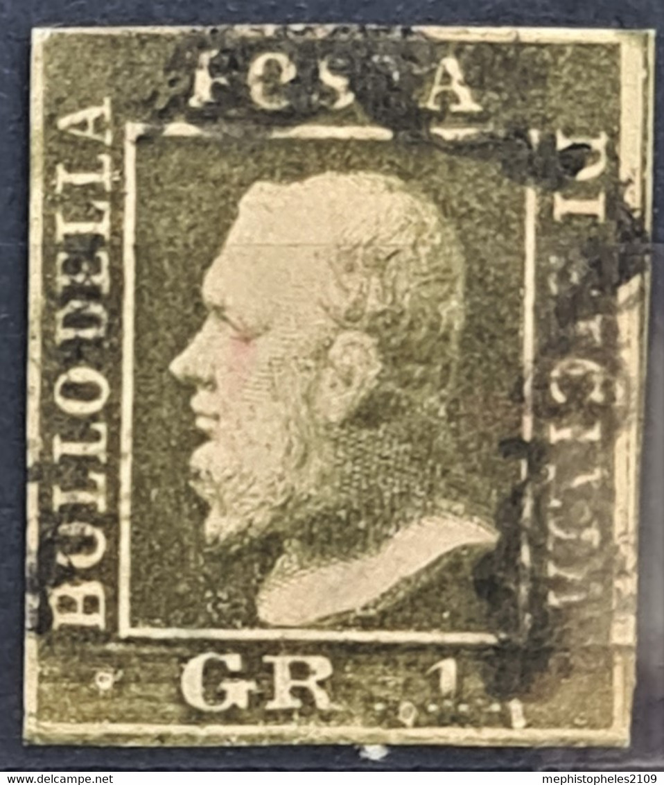 SICILIA 1859 - Canceled - Sc# 12 - 1gr - Sicilia