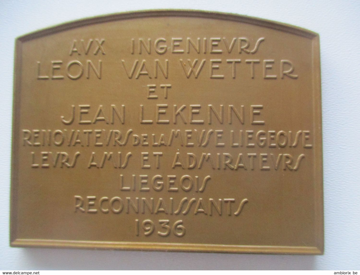 Le Barrage De Monsin à Liège - Aux Ingénieurs Léon Van Wetter Et Jean Lekenne - Tourist