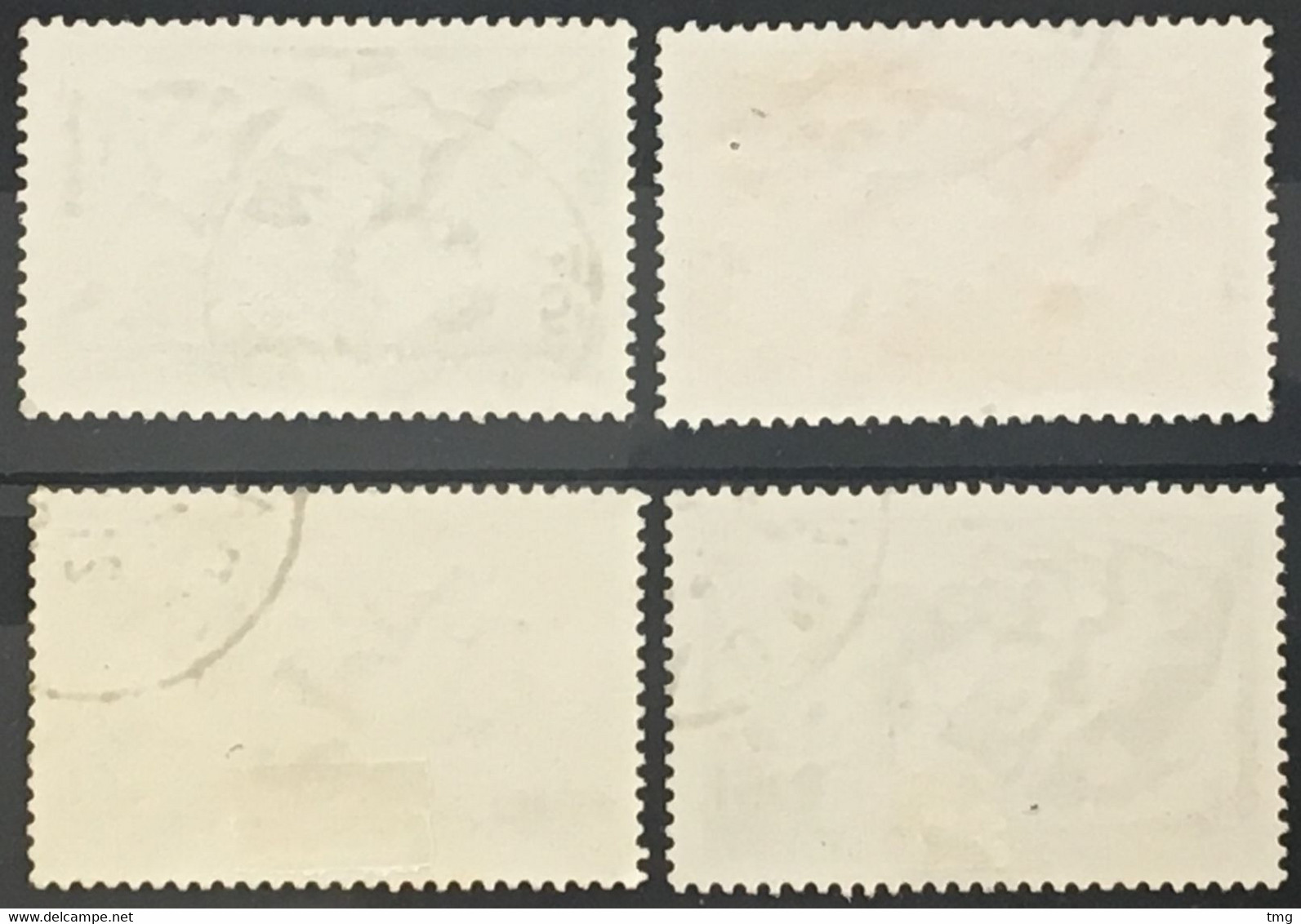 YT 859 A 862 (°) Oblitérés 1949 Bas Reliefs Série Des 4 Saisons (côte 12,25 Euros) France – Fokr0 - Gebraucht