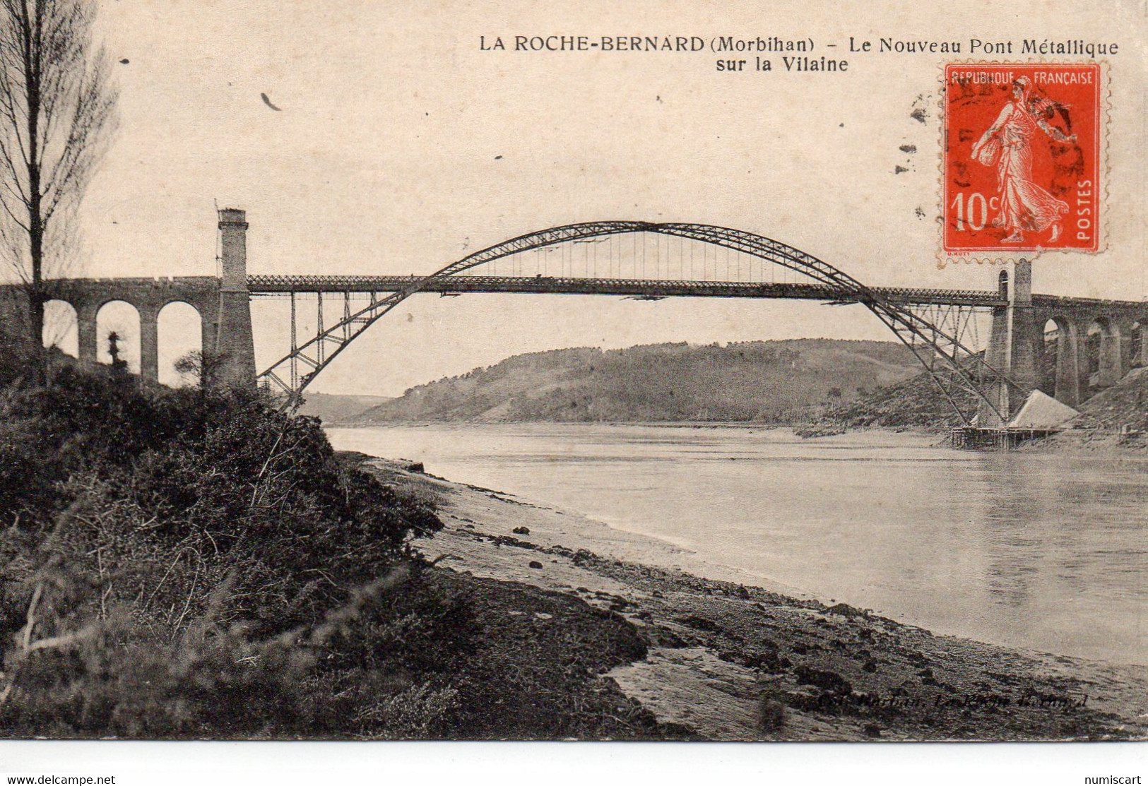 La Roche-Bernard Le Pont Métallique Sur La Vilaine Ponts Ouvrage D'Art Pont - La Roche-Bernard