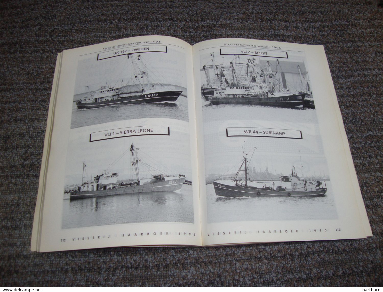 Jaarboek 95 Voor Nederlandse En Belgische Visserij  (Bak - Gar) Visserij, Vissersboot, Pêche En Mer - Vita Quotidiana