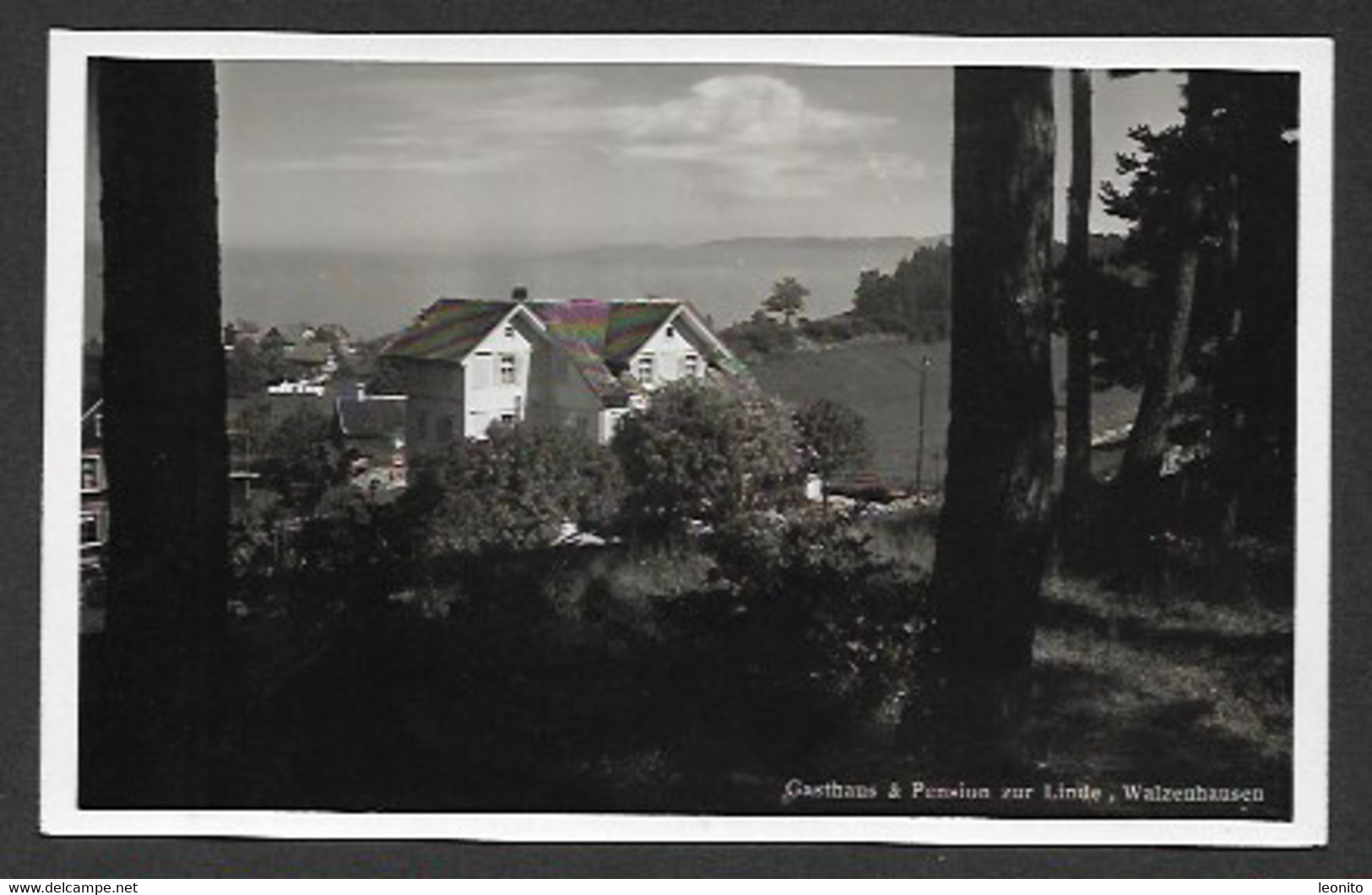 WALZENHAUSEN AR Gasthaus Pension LINDE Ca. 1950 - Walzenhausen