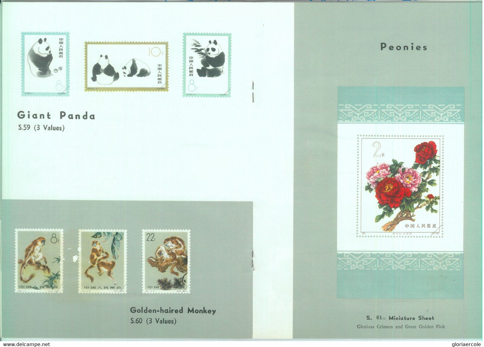 84628 - CHINA  - POSTAL HISTORY -  Official Stamp Yearly Catalogue! 1963 / 1964 - Full Years