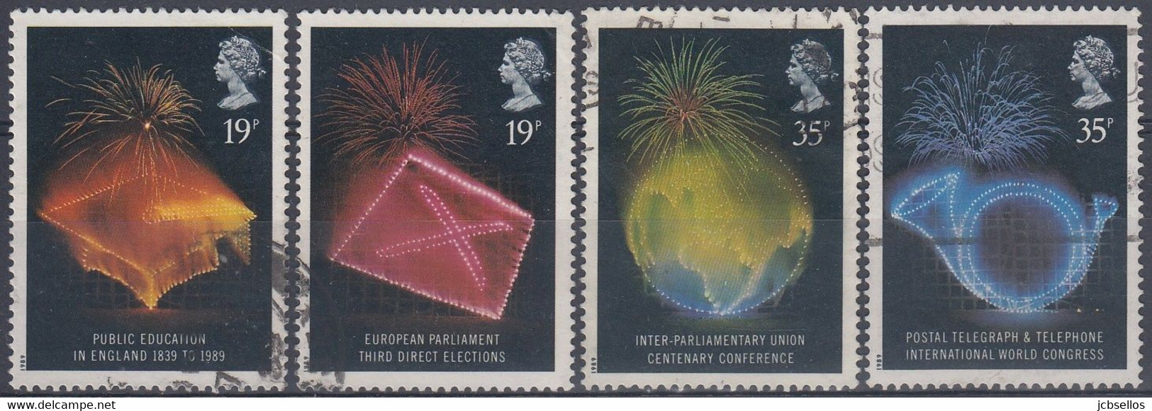 GRAN BRETAÑA 1989 YVERT Nº 1376/1379 USADO - Used Stamps