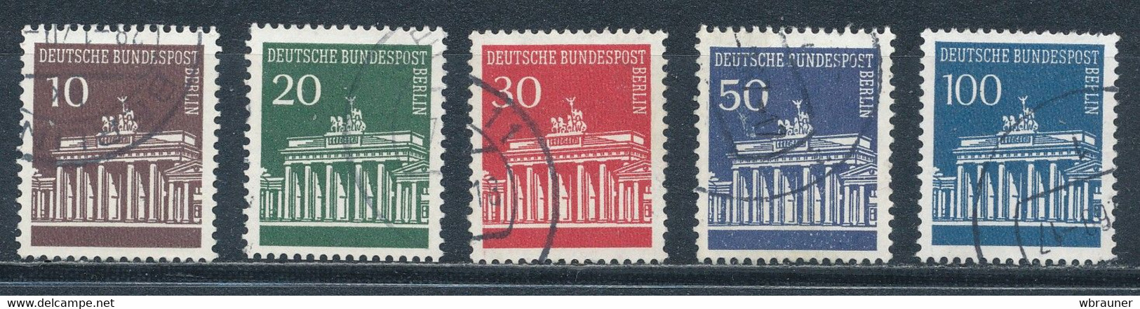 Berlin 286/90 R Gestempelt Mi. 57,- - Roulettes