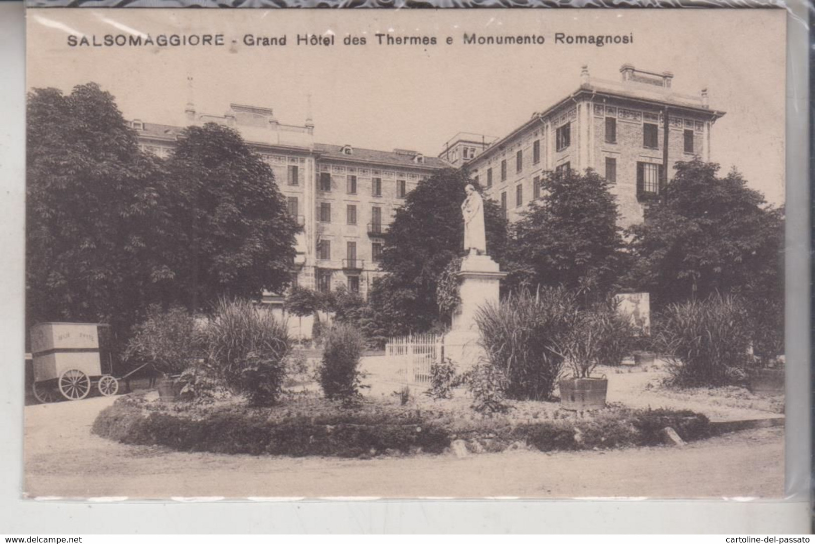 SALSOMAGGIORE PARMA GRAND HOTEL DES THERMES E MONUMENTO ROMAGNOSI NO VG - Parma