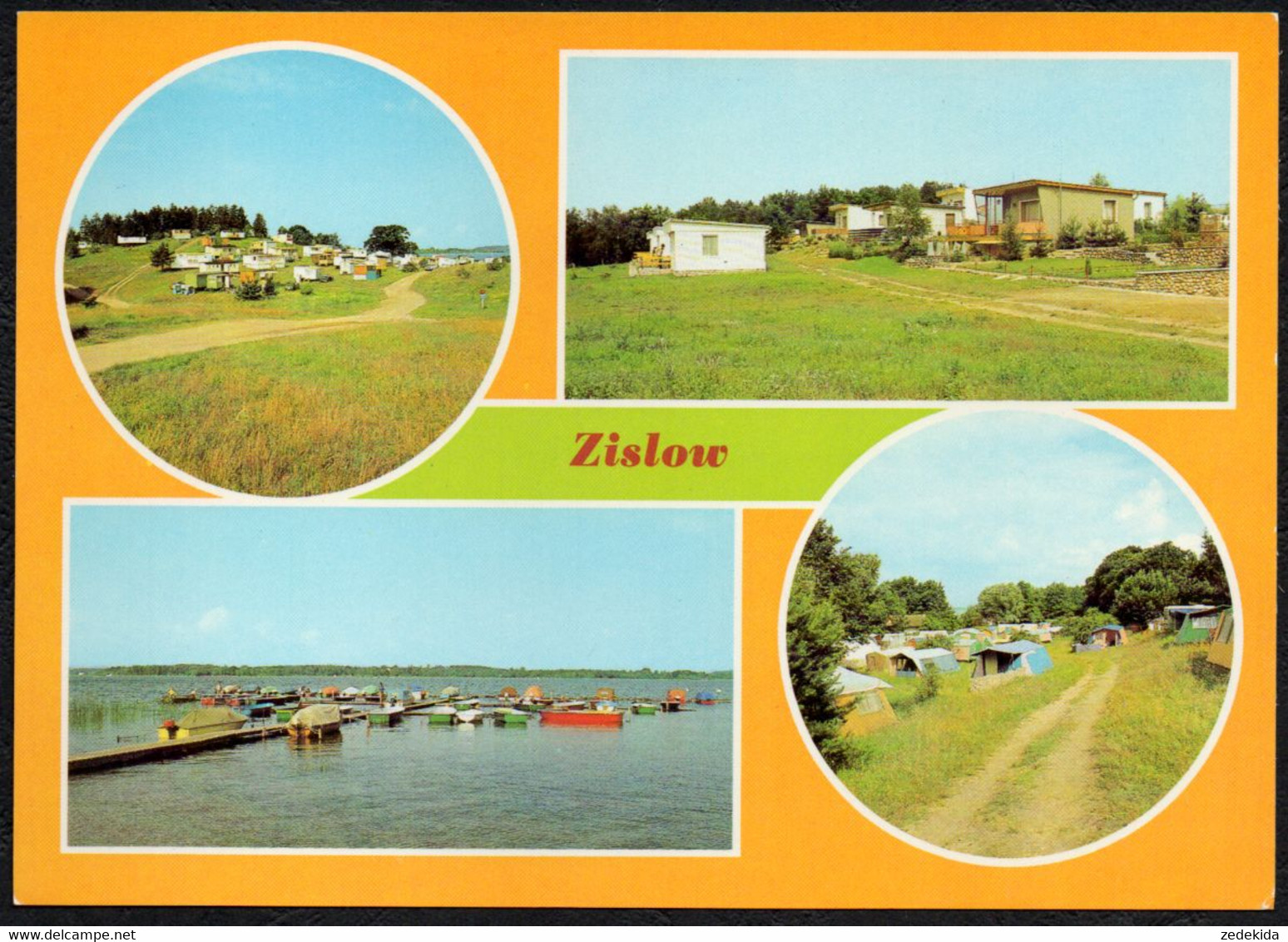 F2613 - TOP Zislow Campingplatz C/75 Und C/76 - Bild Und Heimat Reichenbach - Roebel