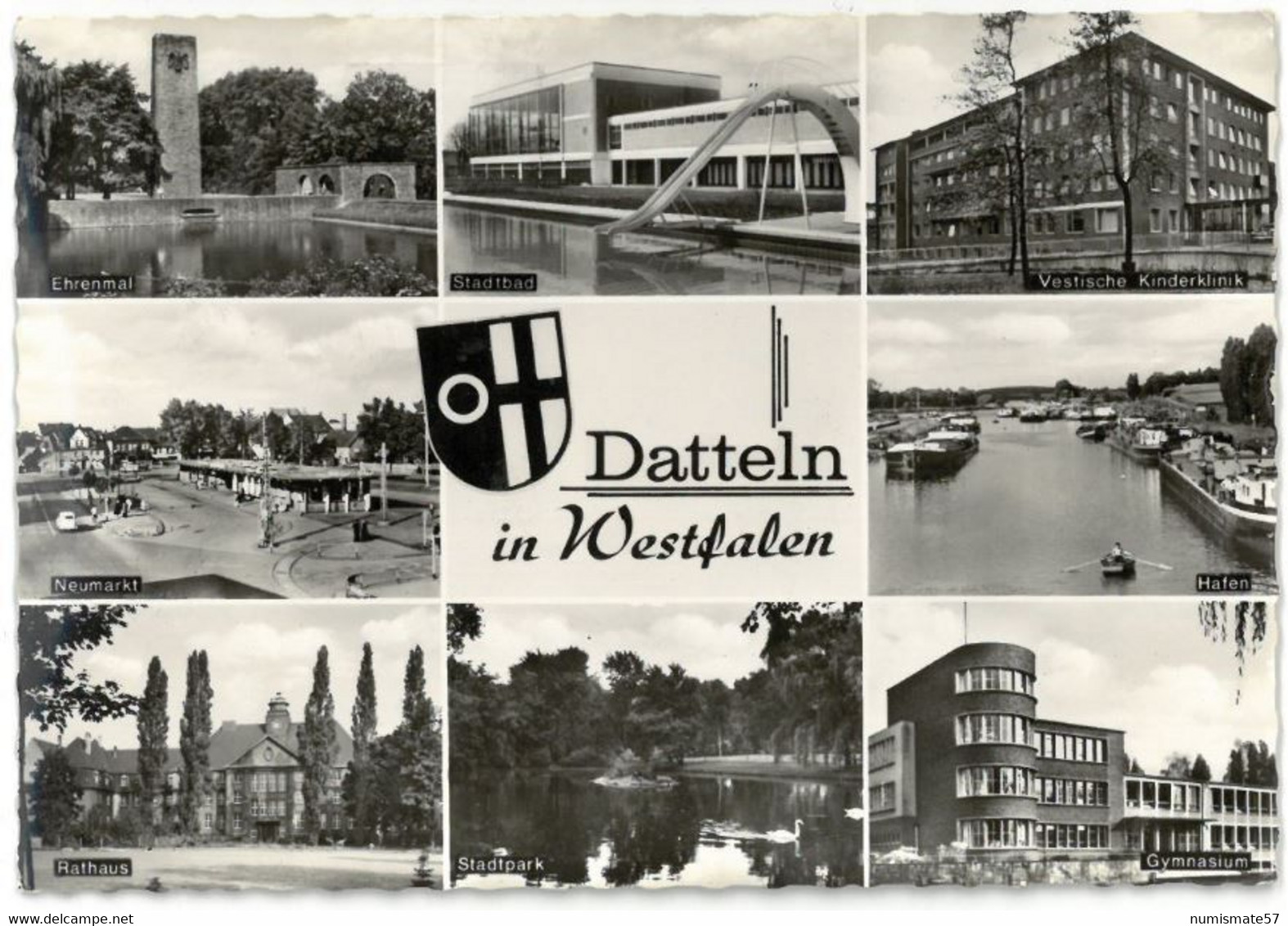 CPSM DATTELN In Westfalen - Multi Vues - 8 Vues - Année 1968 - Datteln