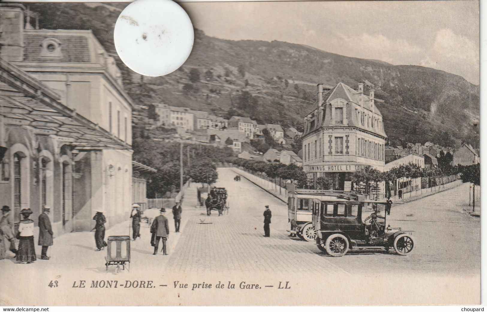 63 - Carte Postale Ancienne Du MONT- DORE   Vue Prise De La Gare - Le Mont Dore
