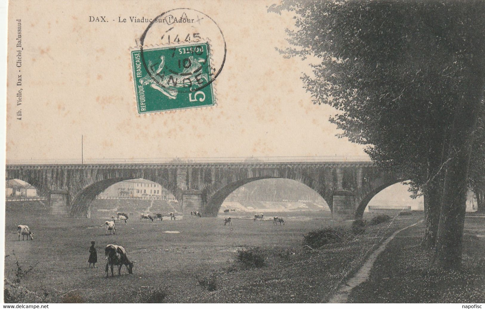 40-Dax Le Viaduc Sur L'Adour - Dax