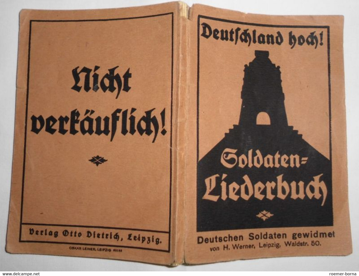 Deutschland Hoch! Soldaten-Liederbuch - Musique