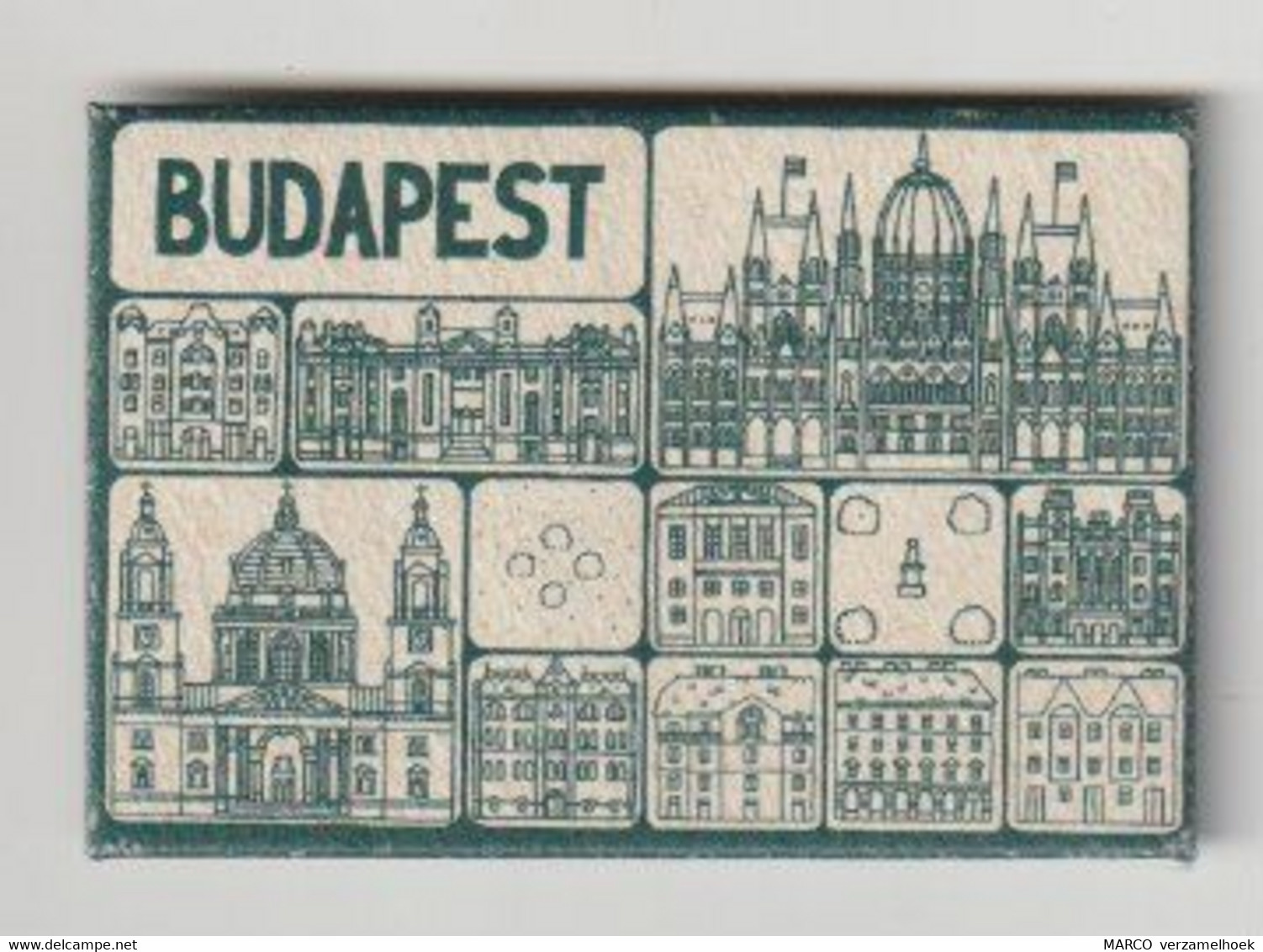 Fridge Magnets Koelkast-magneet Budapest Hungary (H) - Tourism