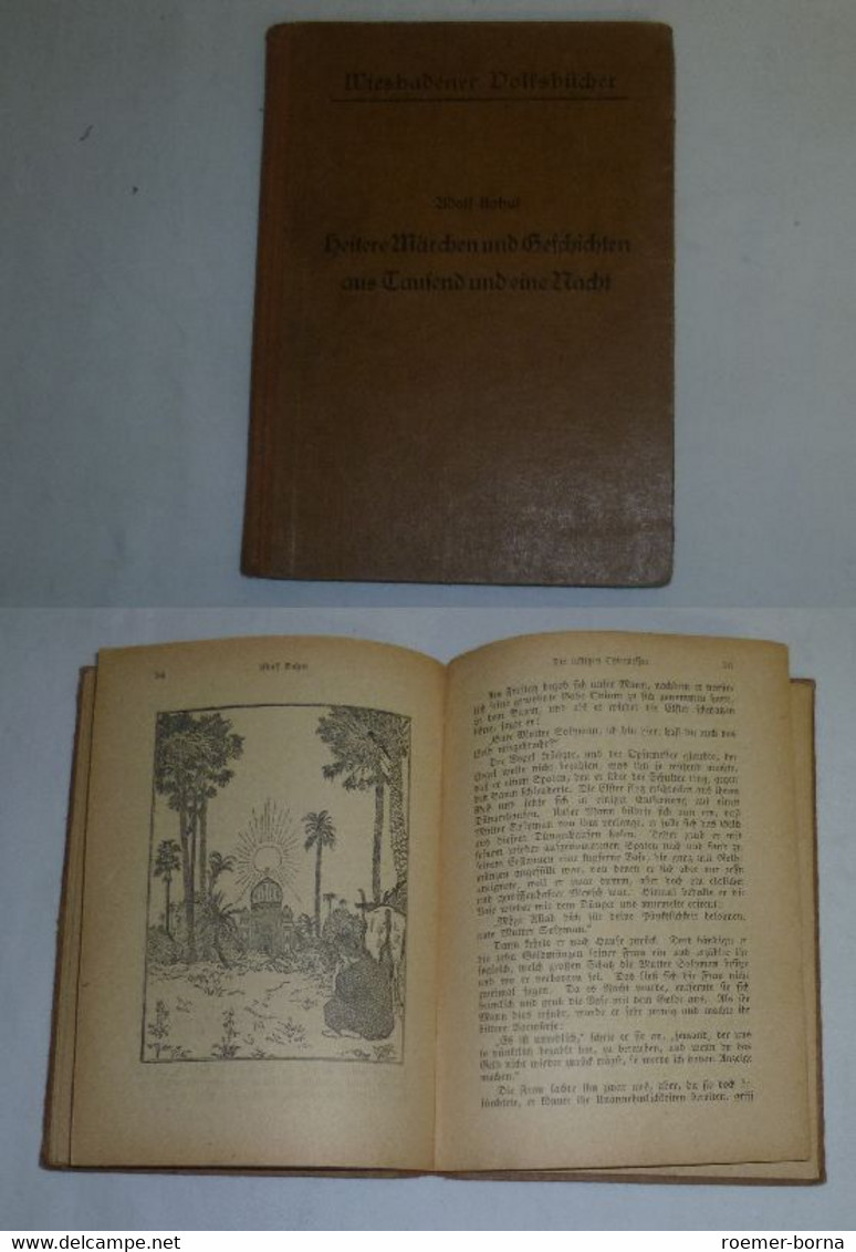 Wiesbadener Volksbücher Nr. 165: Heitere Märchen Und Geschichten Aus Tausend Und Eine Nacht - Dem Arabischen Nacherzählt - Cuentos