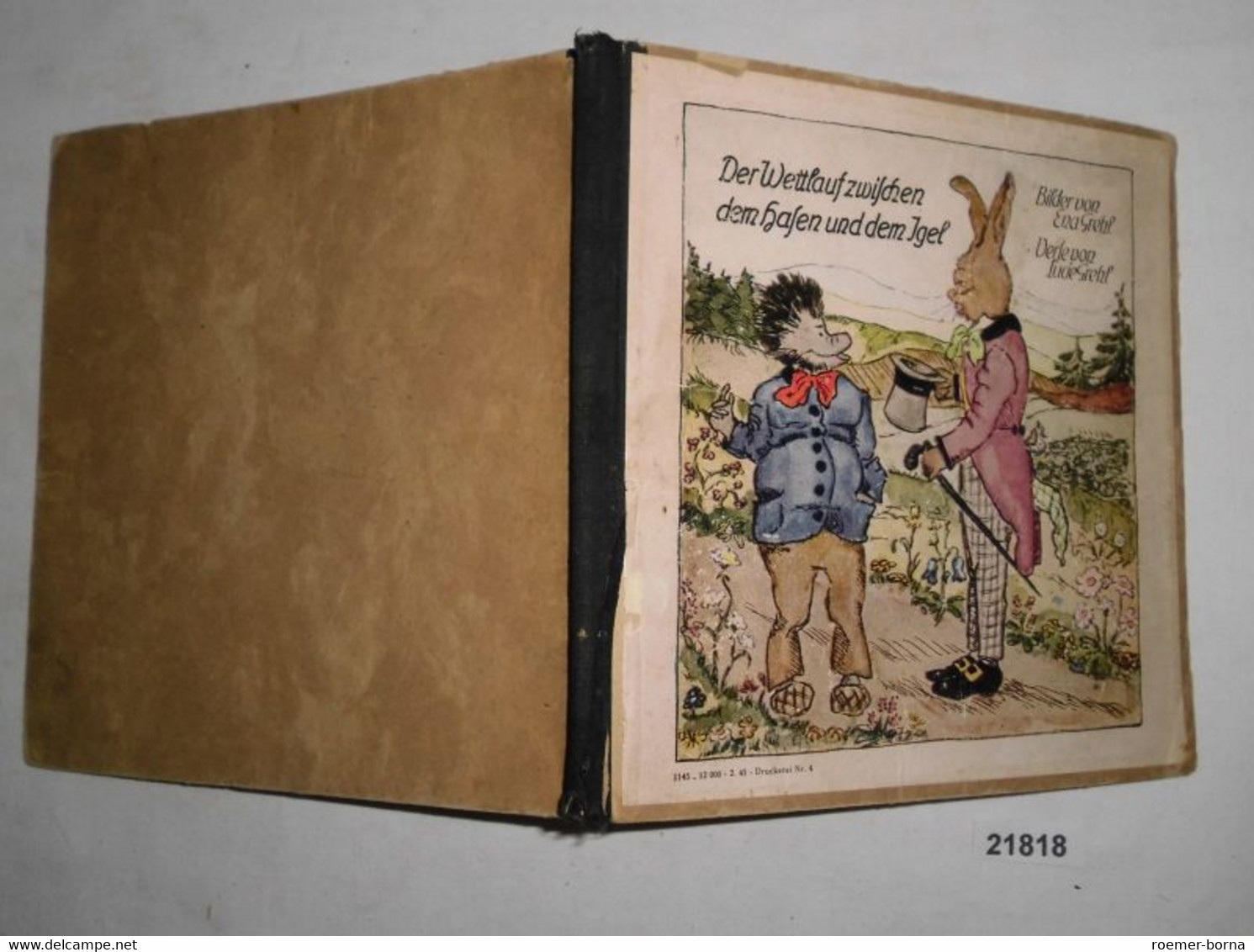 Der Wettlauf Zwischen Dem Hasen Und Dem Igel - Ein Bilderbuch Nach Einem Bechstein-Märchen - Contes
