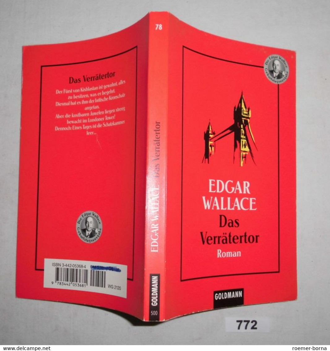 Das Verrätertor (Edgar Wallace Jubiläumsausgabe Band Nr. 78) - Thriller