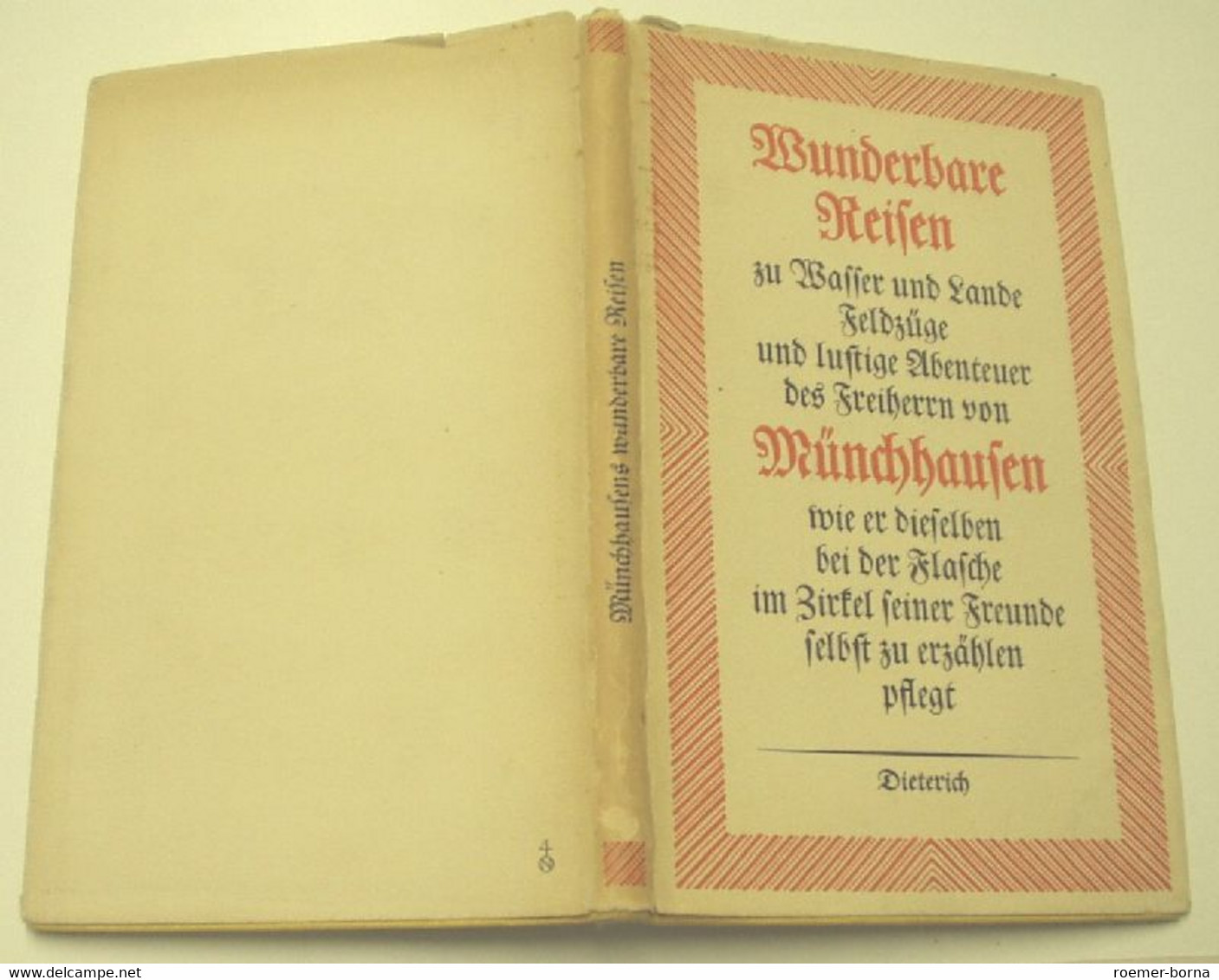 Münchhausens Wunderbare Reisen U Wasser ZuLande, Feldzüge Und Lustige Abenteuer, Wie Dieselben Bei Der Flasche Im Zirkel - Humor