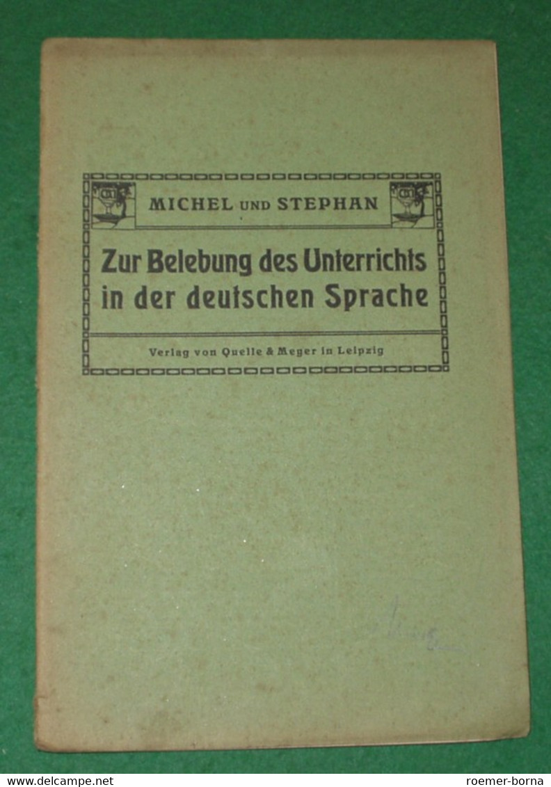 Zur Belebung Des Unterrichts In Der Deutschen Sprache - School Books