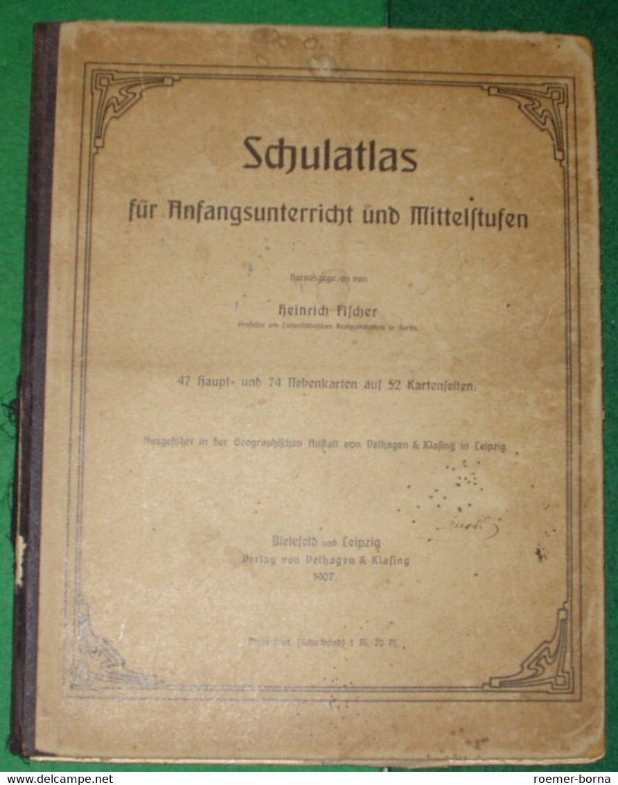 Schulatlas Für Anfangsunterricht Und Mittelstufen - Schoolboeken