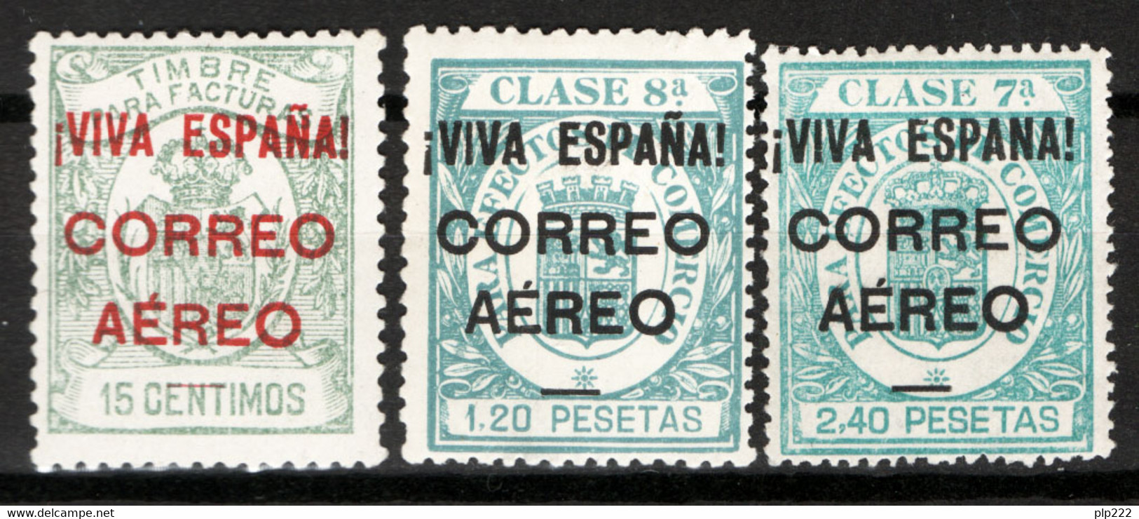 Burgos 1936 Unif.A11,A14,A16 */MH VF/F - - Nationalistische Ausgaben