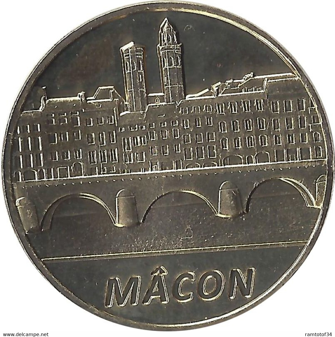 2021 MDP242 - MÂCON - La Ville De Mâcon Le Pont-Saint-Laurent / MONNAIE DE PARIS 2021 - 2021