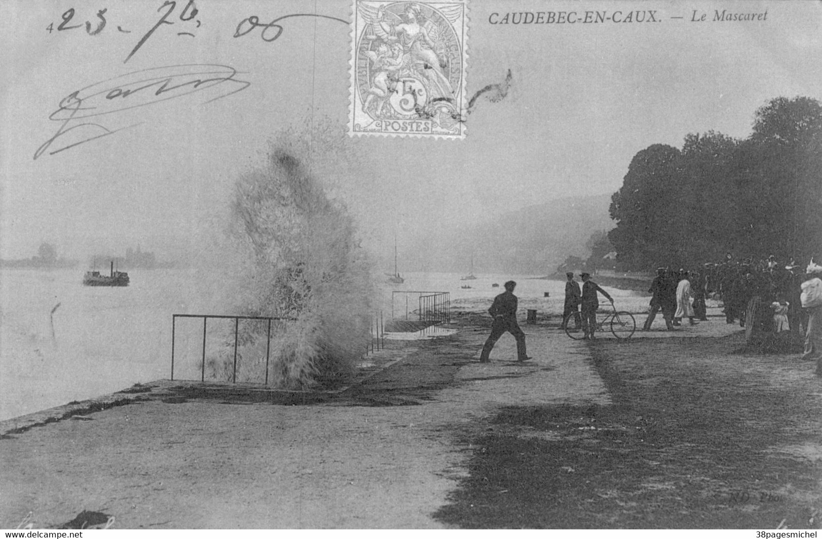 H0908 - CAUDEBEC En CAUX - D76 - Le Mascaret - Caudebec-en-Caux