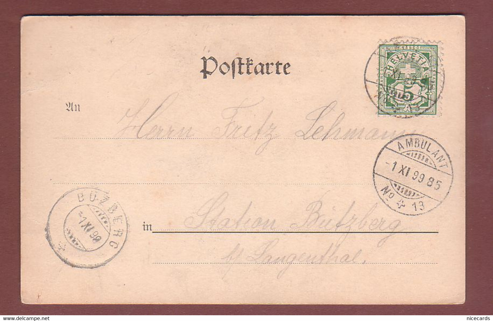 BERN - Das Rathaus - 1899 - Bern