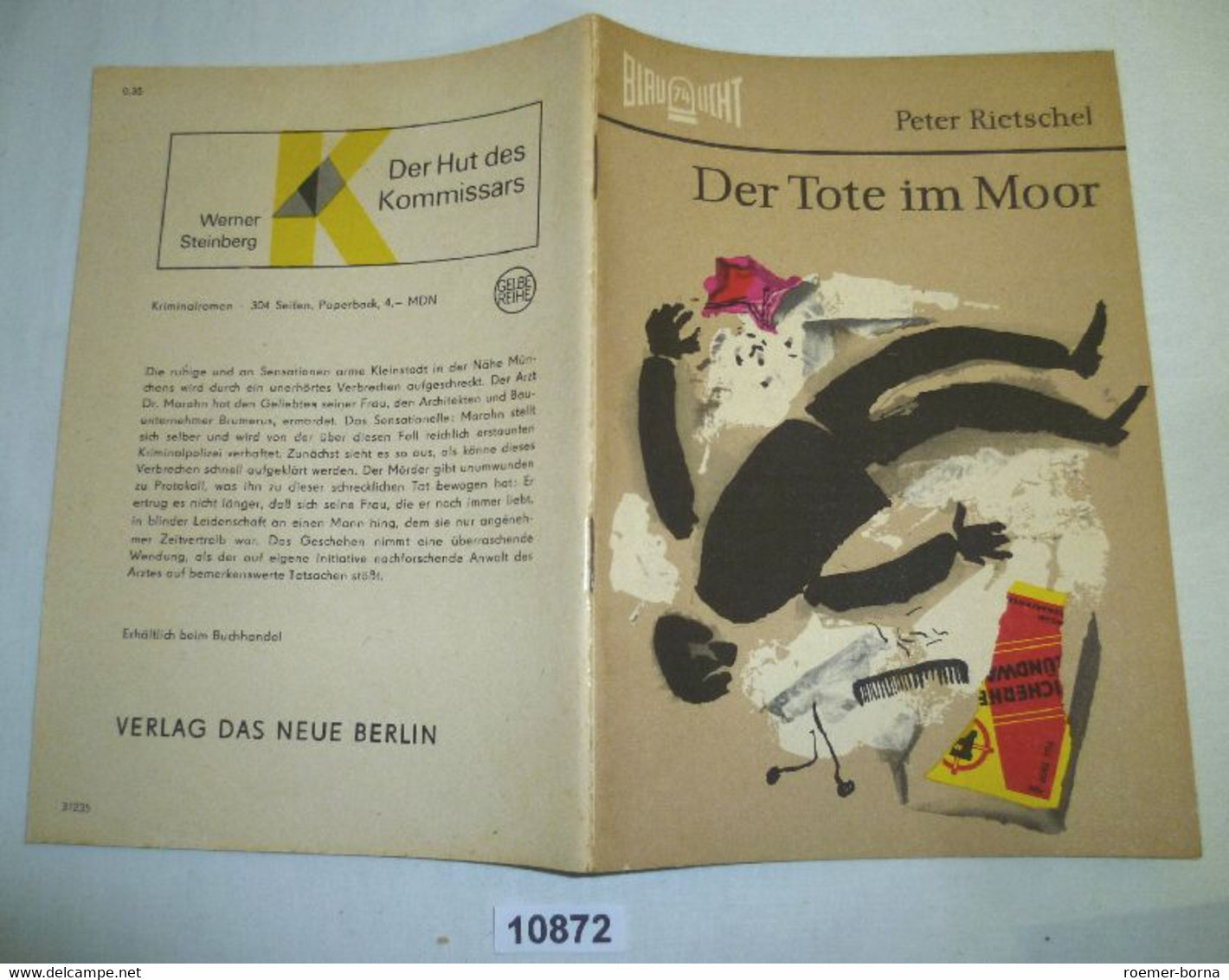 Der Tote Im Moor - Kriminalerzählung (Reihe: Blaulicht Nr. 74) - Andere & Zonder Classificatie