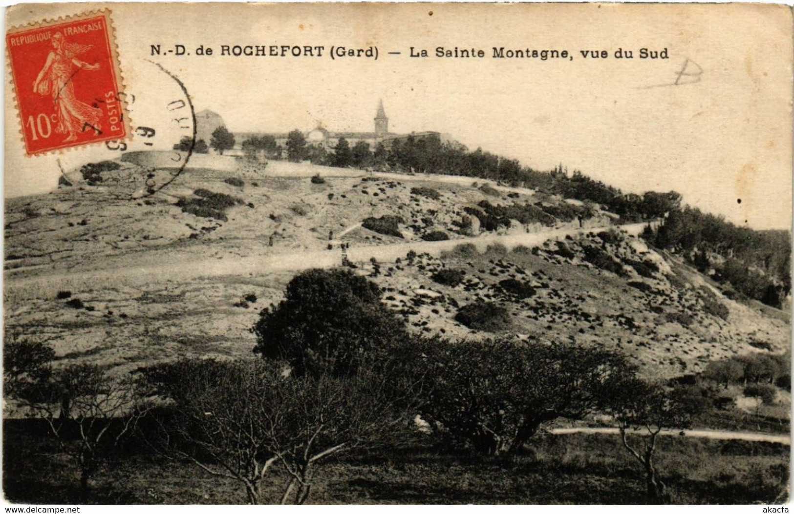 CPA N.-D. De ROCHEFORT - La Ste Montagne Vue Du Sud (458814) - Rochefort-du-Gard