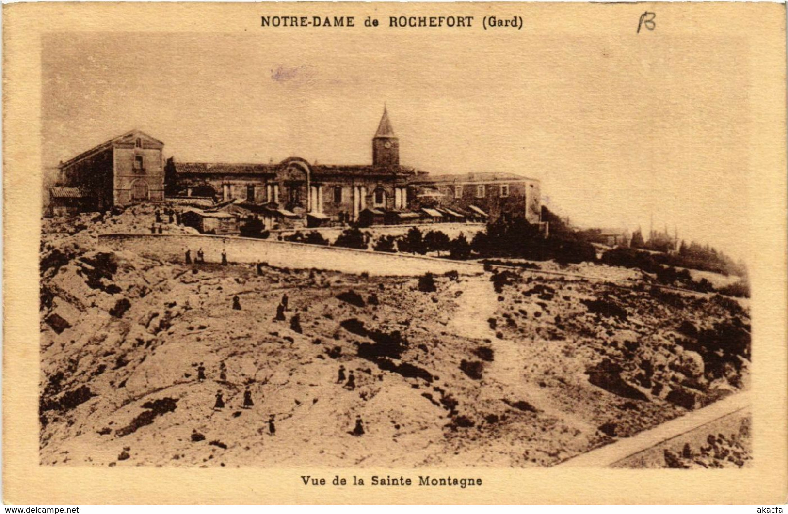 CPA N.-D. De ROCHEFORT - Vue De La Ste Montagne (458815) - Rochefort-du-Gard