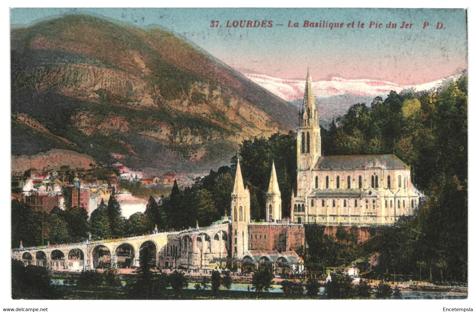 CPA - Carte postale - Lot de 50  cartes postales de France- Lourdes  - VMloud-2