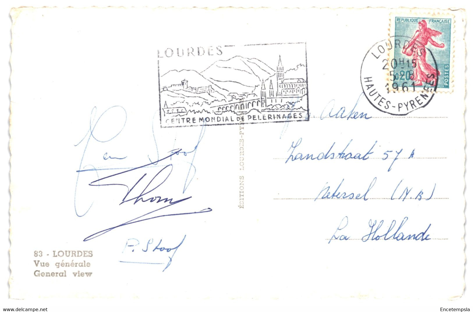 CPA - Carte postale - Lot de 50  cartes postales de France- Lourdes  - VMloud-2