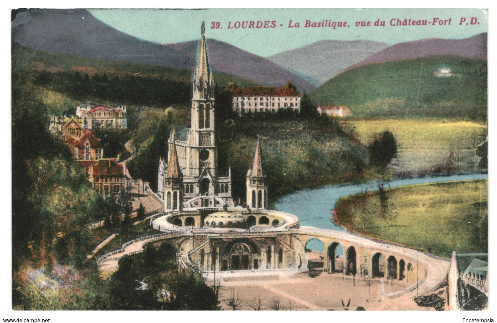 CPA - Carte postale - Lot de 50  cartes postales de France- Lourdes  - VMloud-2